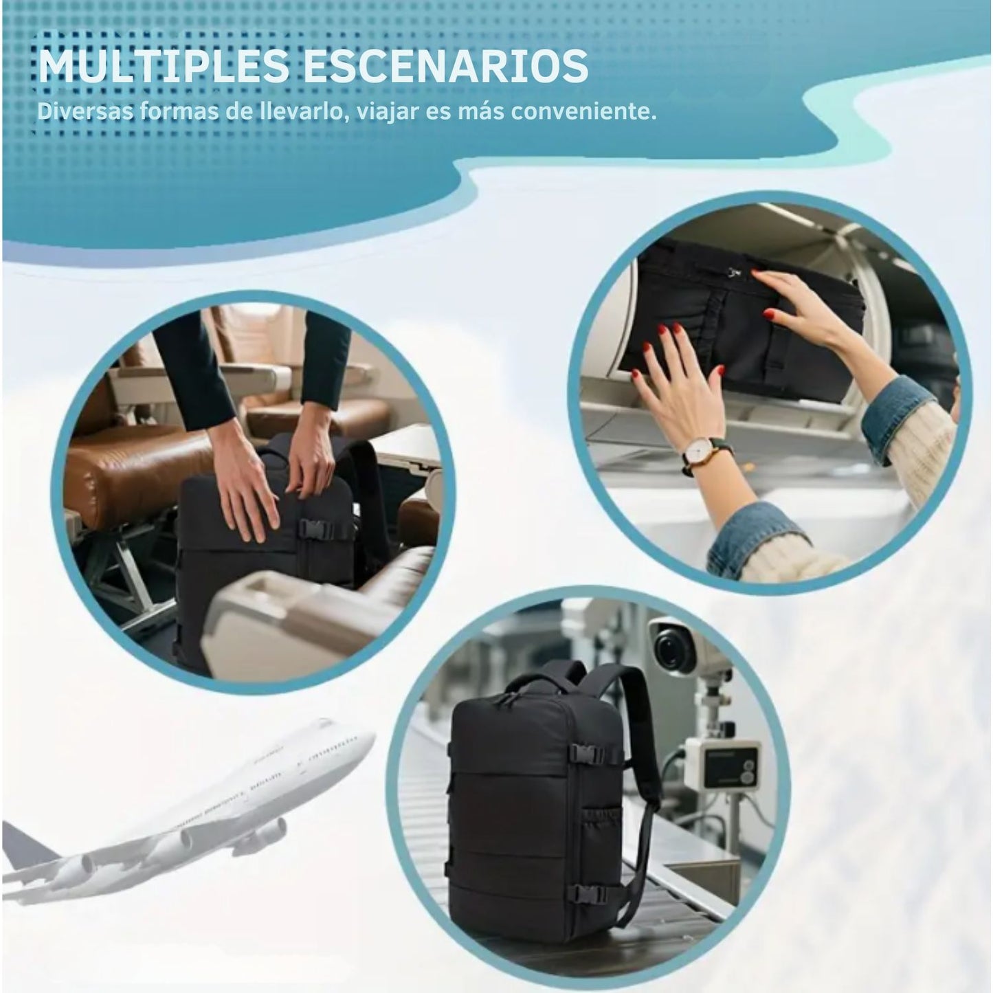 MaxTravel™ - Mochila Viajera expandible