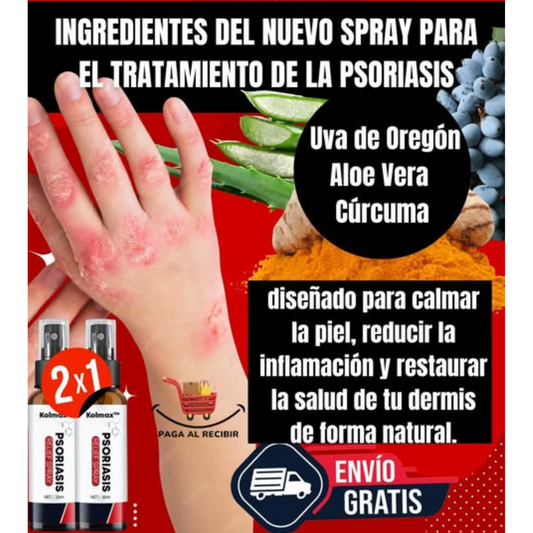 2x1 Spray Eliminación Psoriasis