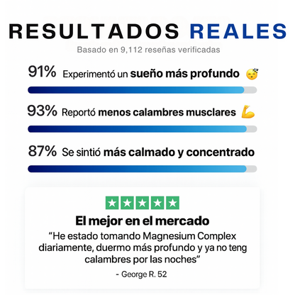 Complejo de magnesio 8 en 1 | Poderoso Suplemento