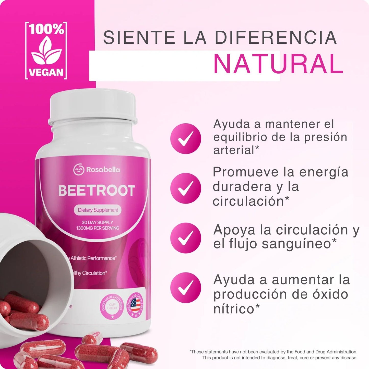 2x1 Beetroot - Cápsulas de remolacha para favorecer la circulación y la vitalidad