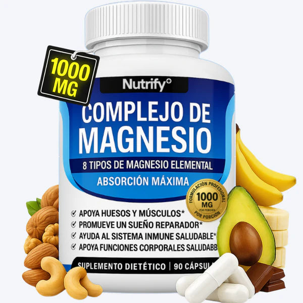 Complejo de magnesio 8 en 1 | Poderoso Suplemento